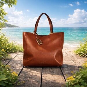 Ralph Lauren Leather Arlington Tote